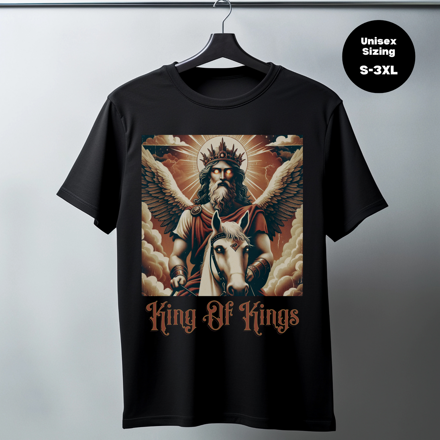 alternative christian shirt, alt christian clothing, king of kings tshirt