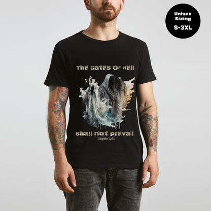 Gates Of Hell Shall Not Prevail, Men's Christian Graphic T-Shirt