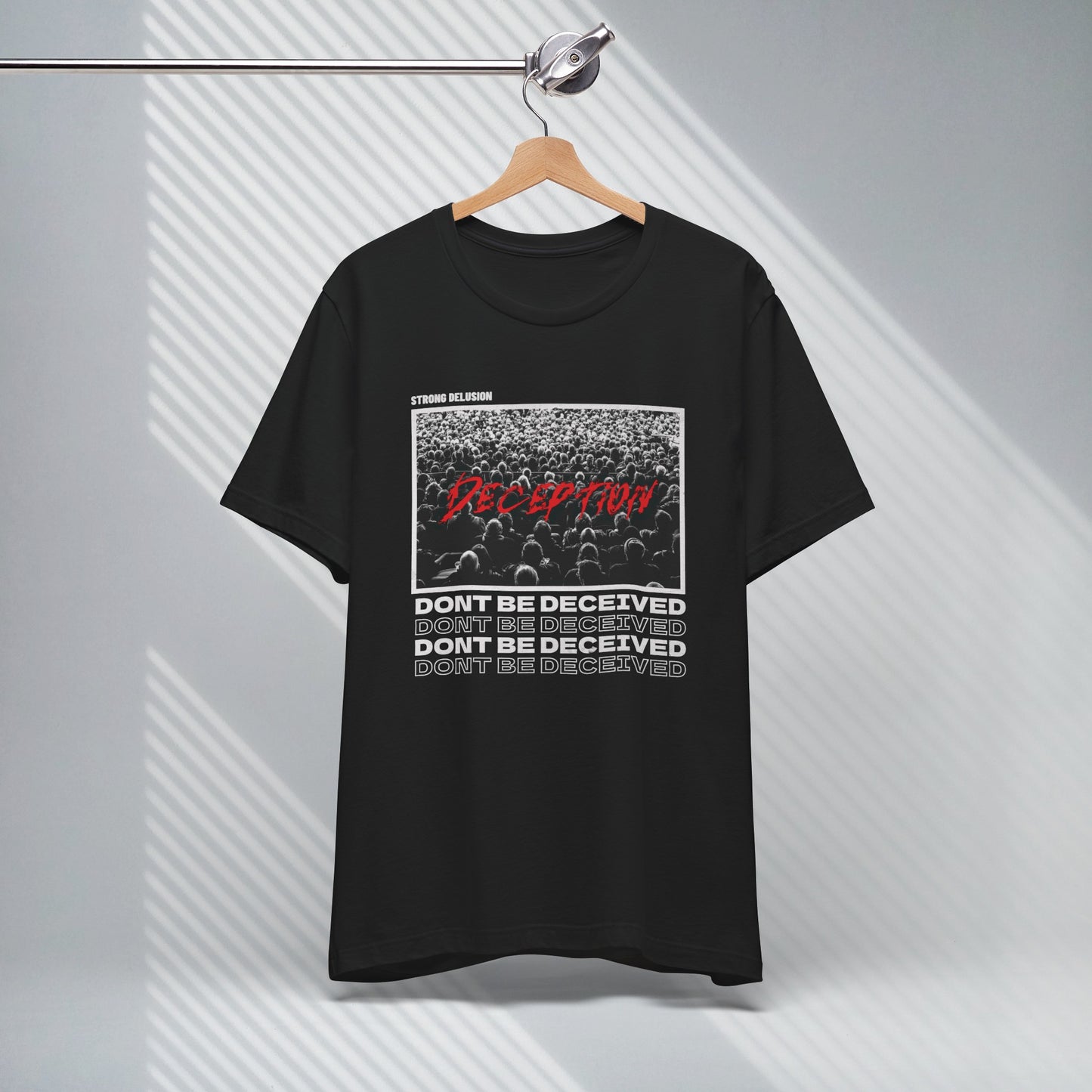 Dont Be Deceived Men's Alternative Christian Streetwear T-shirt