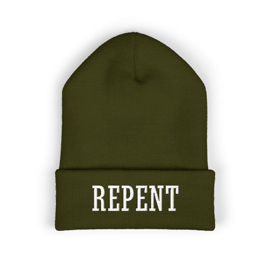 repent christian beanie streetwear