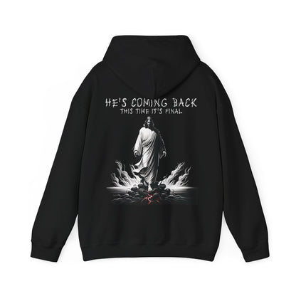 back image of a alternative christian hoodie with Jesus graphic