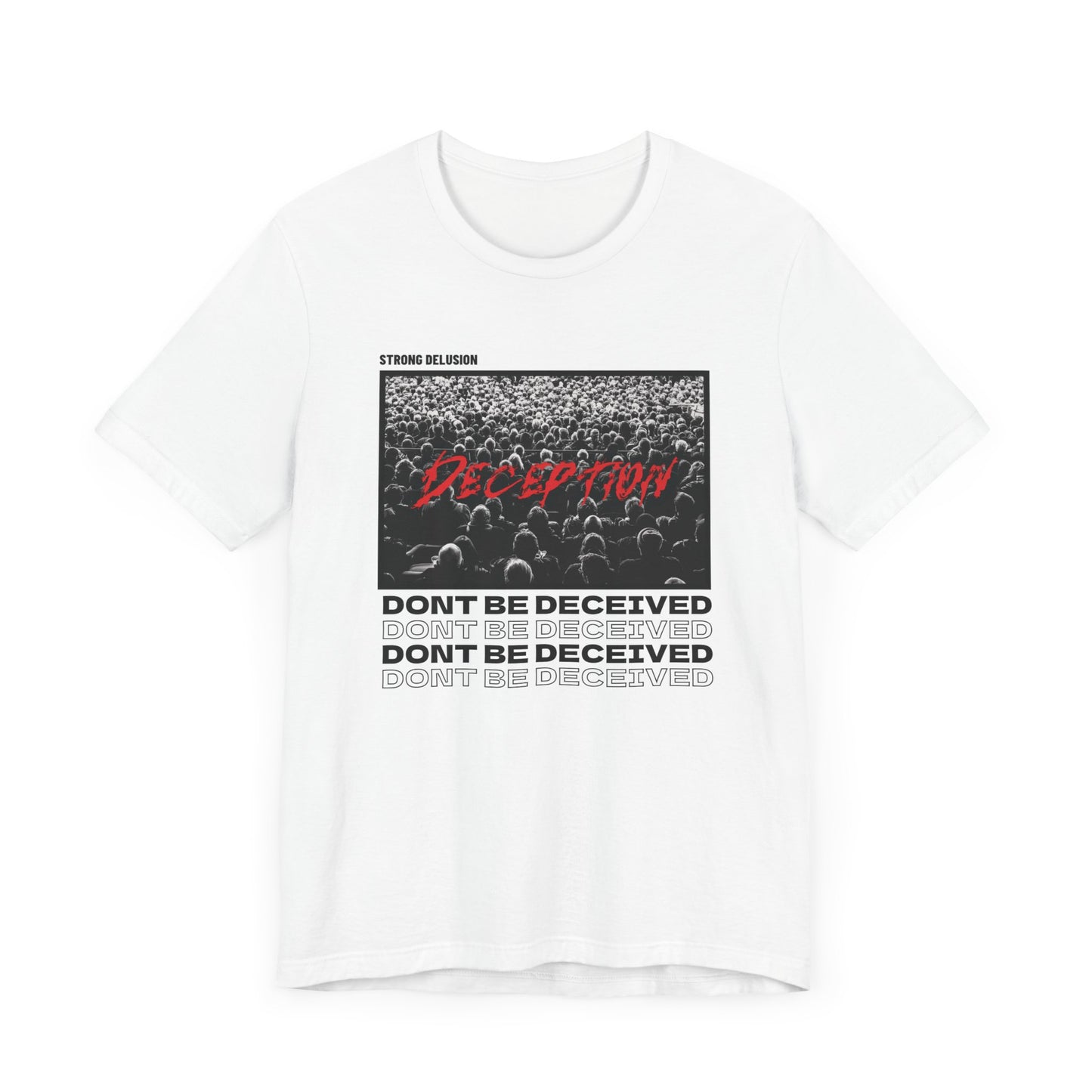 Dont Be Deceived Men's Alternative Christian Streetwear T-shirt