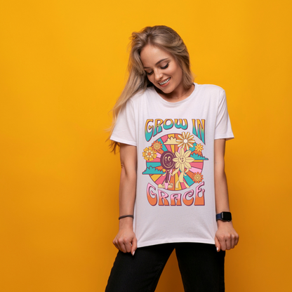 Grow In Grace- Women's Christian T-Shirt