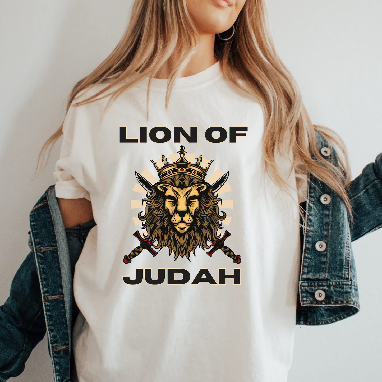 womens christian lion of judah tee