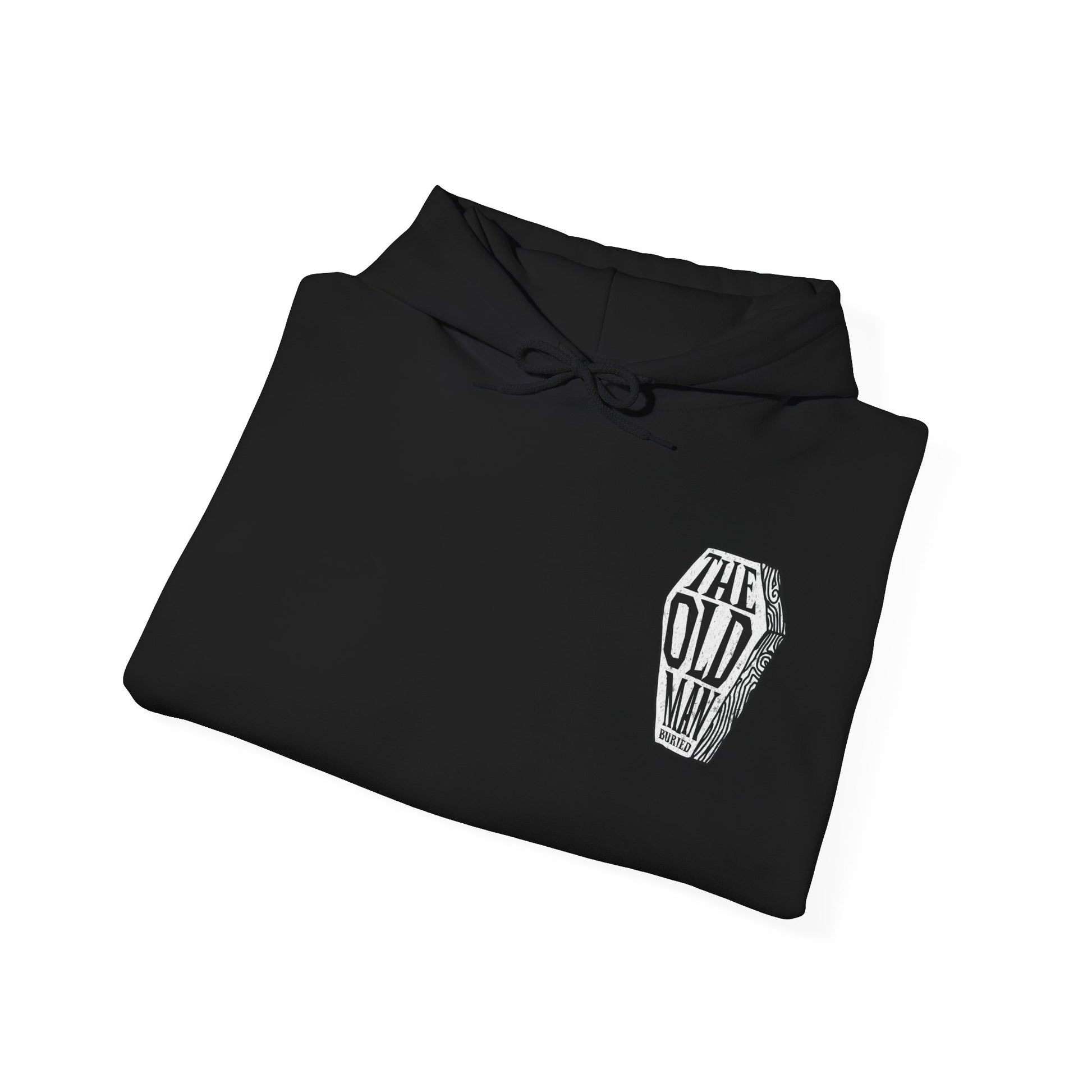 folded alternative christian hoodie front design