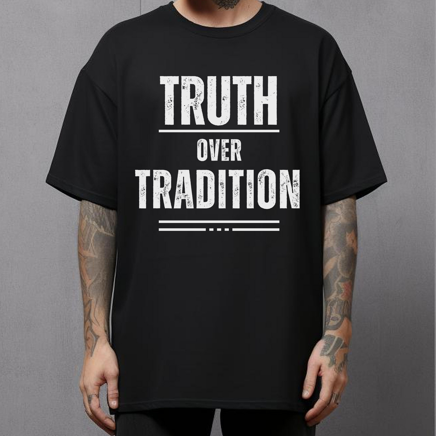 Unisex Truth Over Tradition Christian Streetwear T-Shirt
