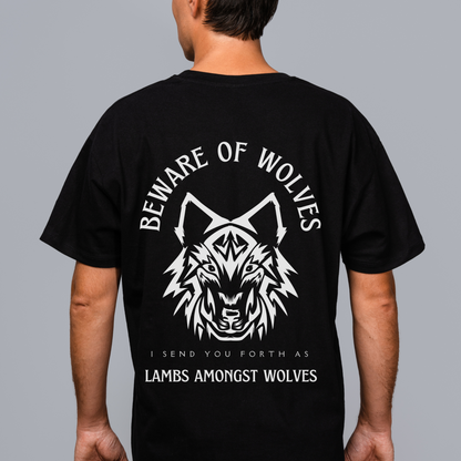 Beware Of Wolves Men's Christian streetwear clothing