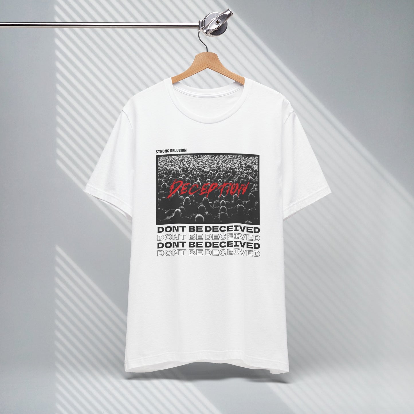Dont Be Deceived Men's Alternative Christian Streetwear T-shirt