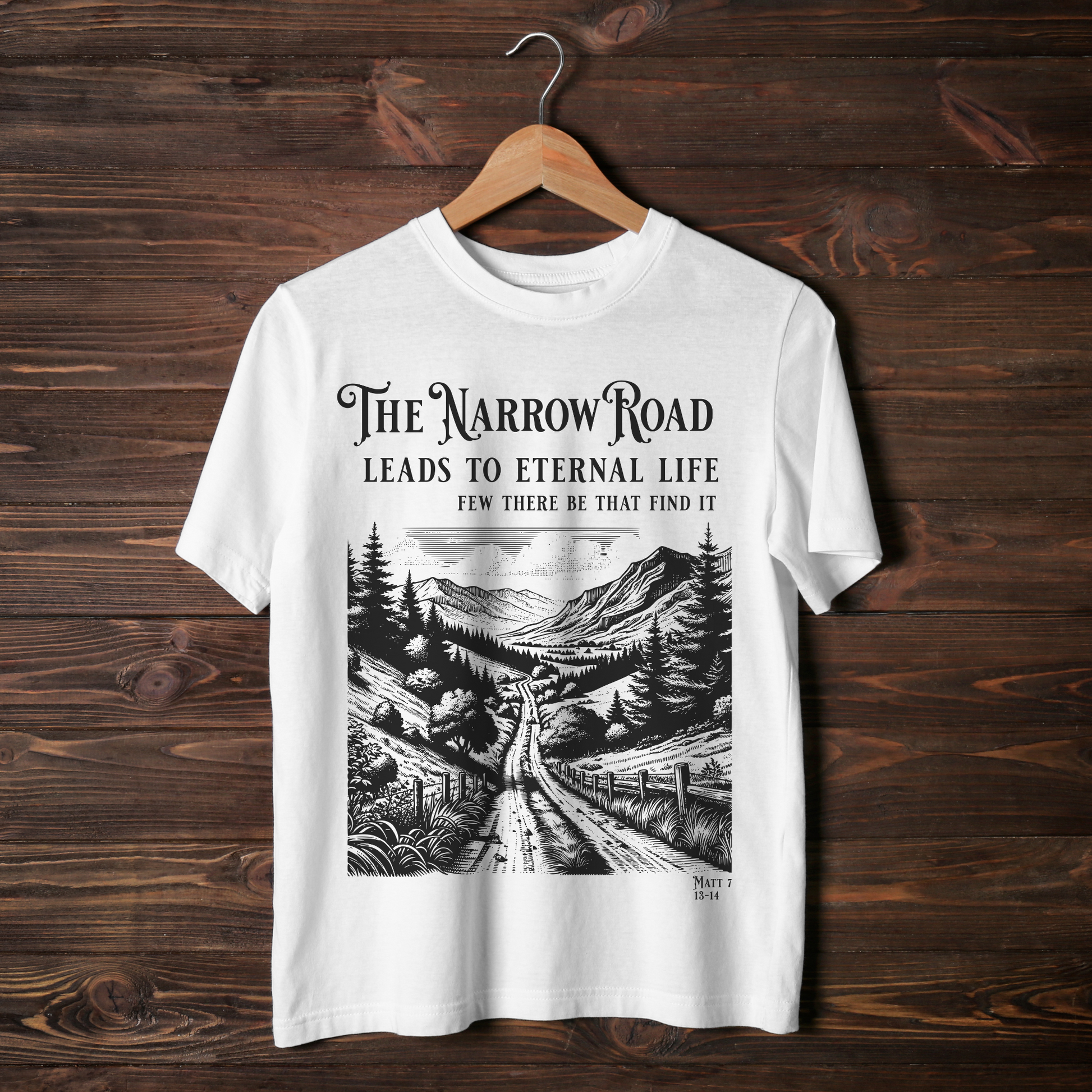 bold christian clothing shirt with bible verse 