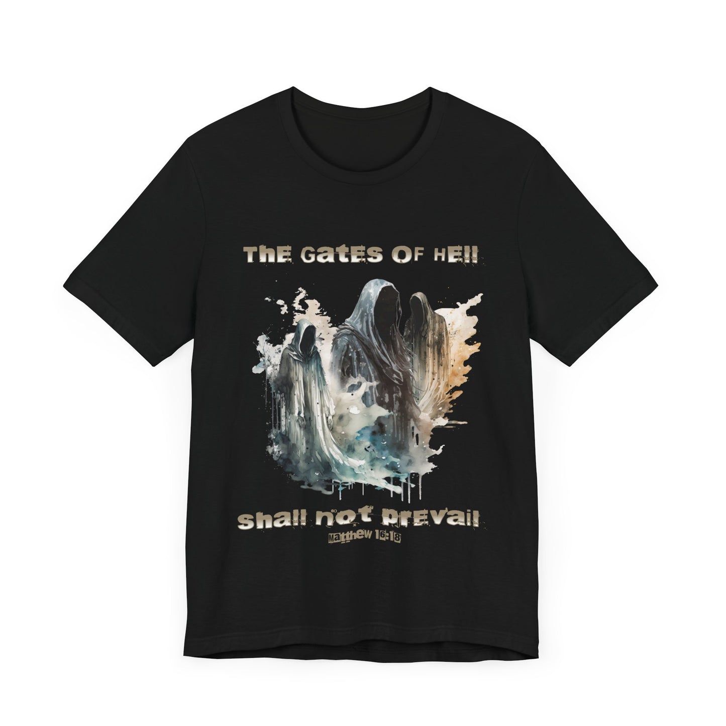Gates Of Hell Shall Not Prevail, Men's Christian Graphic T-Shirt