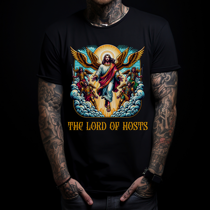 mens alternative christian tshirt the lord of hosts