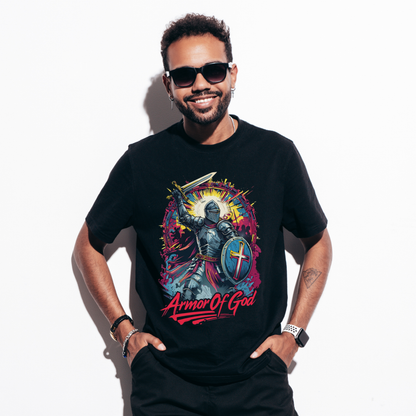 Men's Armor Of God Christian Graphic Tee- Christian Streetwear