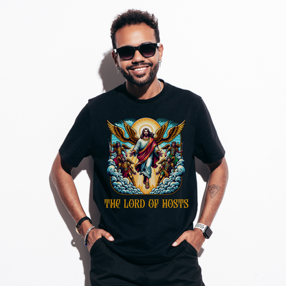 jesus graphic christian tshirt lord of hosts shirt