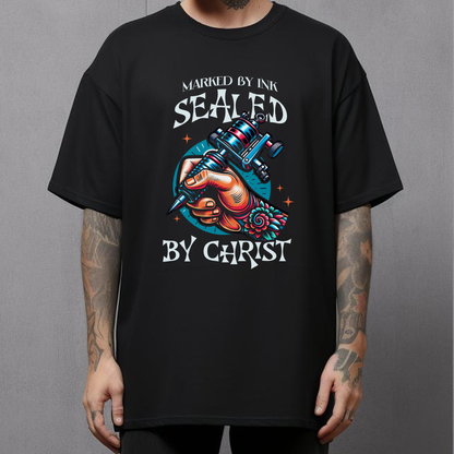tattooed christian tshirt, alternative christian clothing