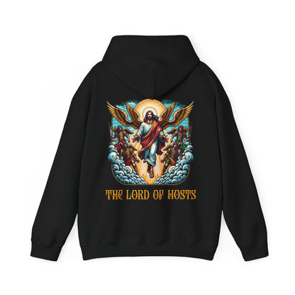 back of cool christian hoodie with graphic