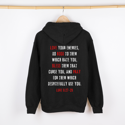 Unisex Love Your Enemies Hoodie - Alternative Christian Streetwear