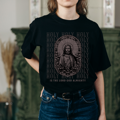 Unisex Holy Is The Lord God Almighty Faded Alternative Christian T-shirt