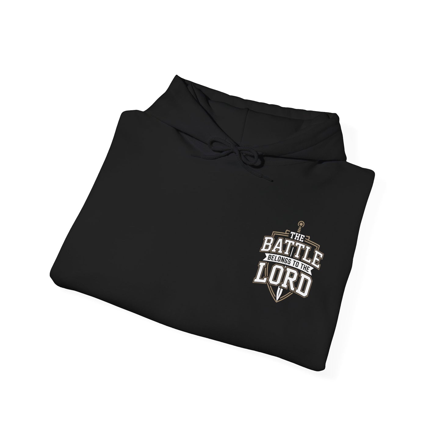 The Battle Belongs To The Lord - Christian Graphic Hoodie