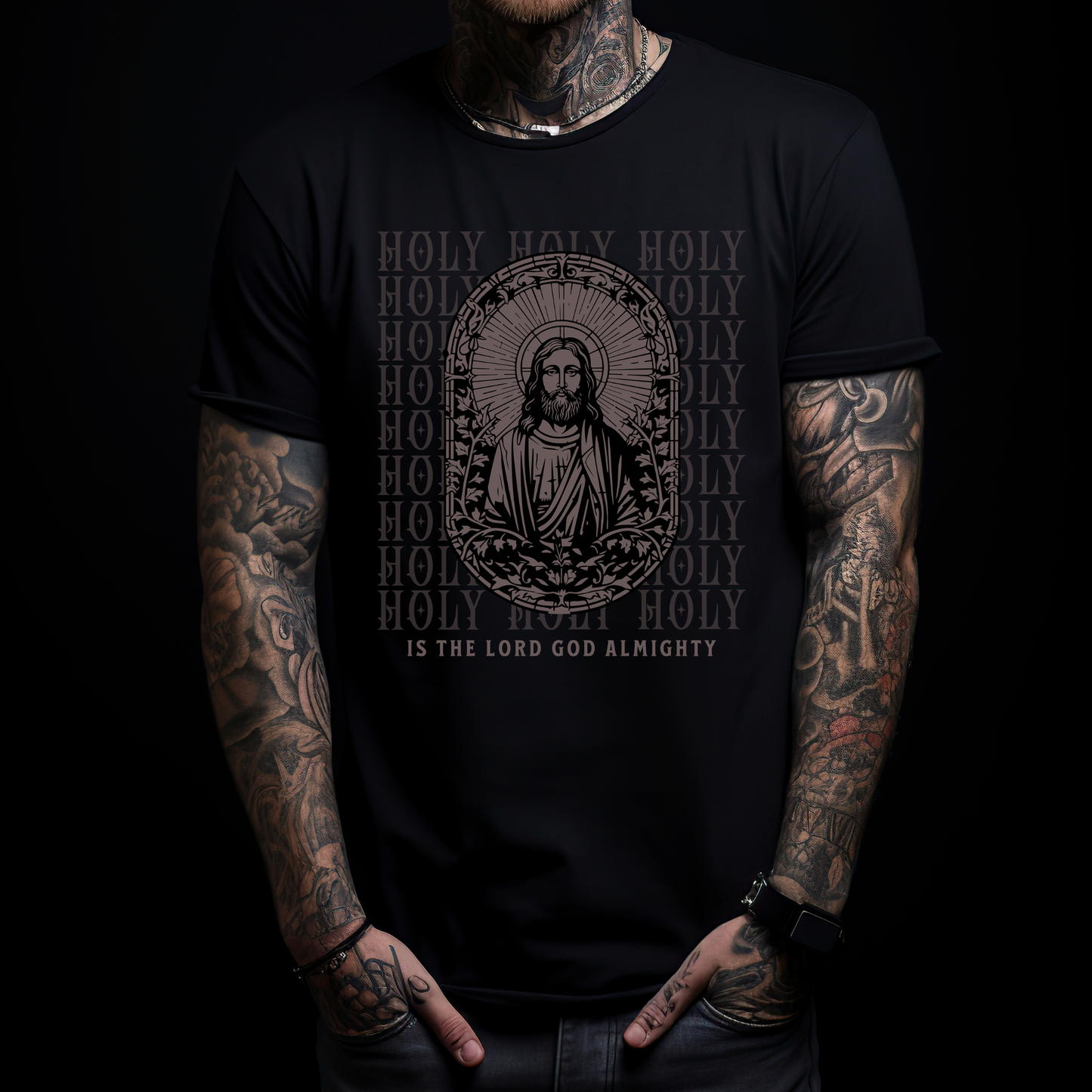 holy tattooed christian shirts