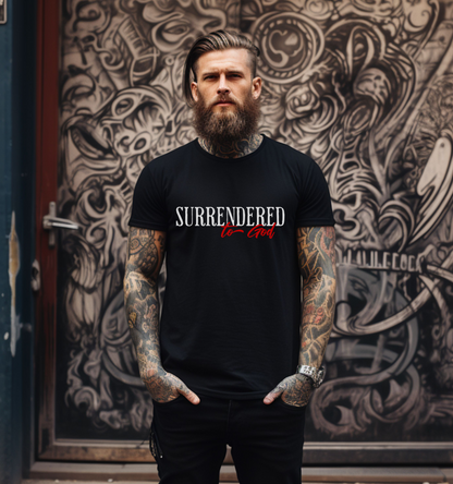 Surrendered To God-Christian Streetwear Tee