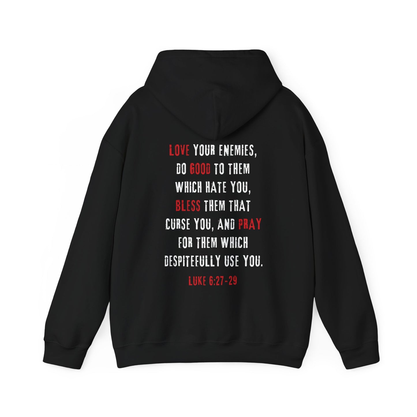 Love Your Enemies Hoodie - Alternative Christian Streetwear