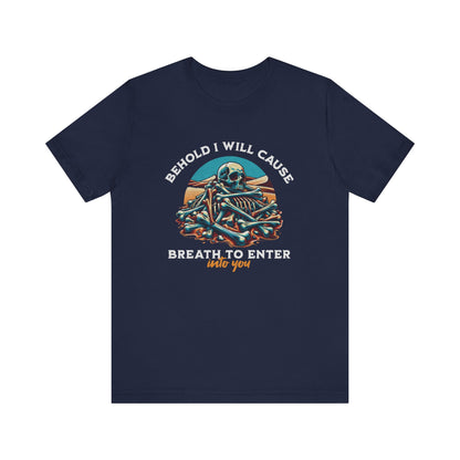 Ezekiel 37:5 Christian Streetwear Graphic T-Shirt