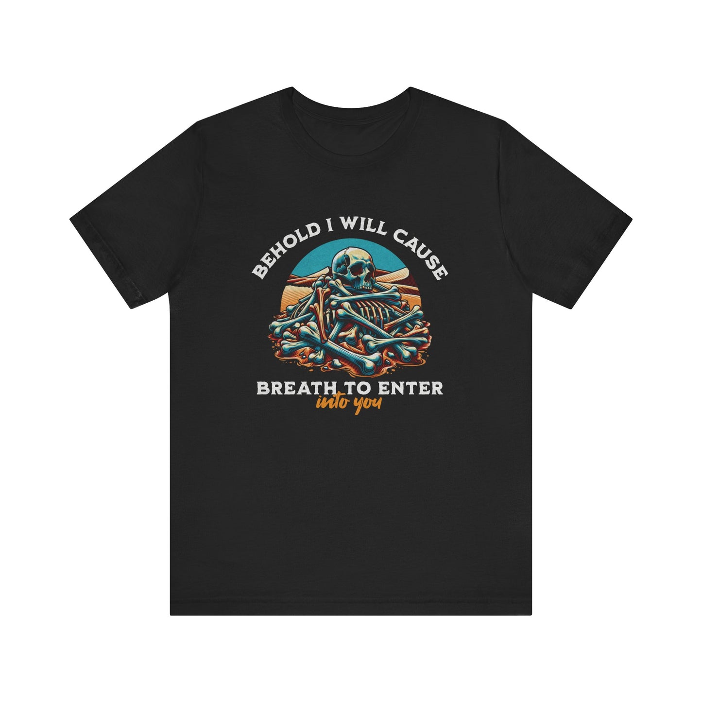 Ezekiel 37:5 Christian Streetwear Graphic T-Shirt