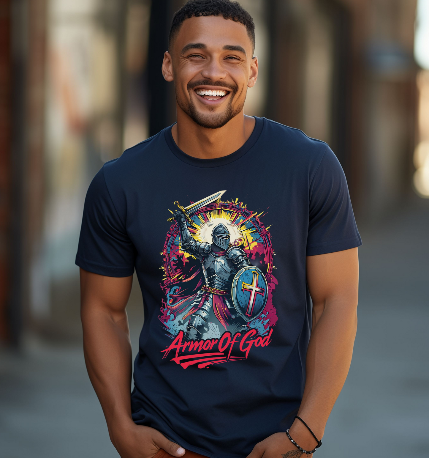 Mens Christian Streetwear armor of god