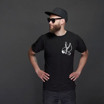 Defeat Your Giants-Men's Christian T-Shirt