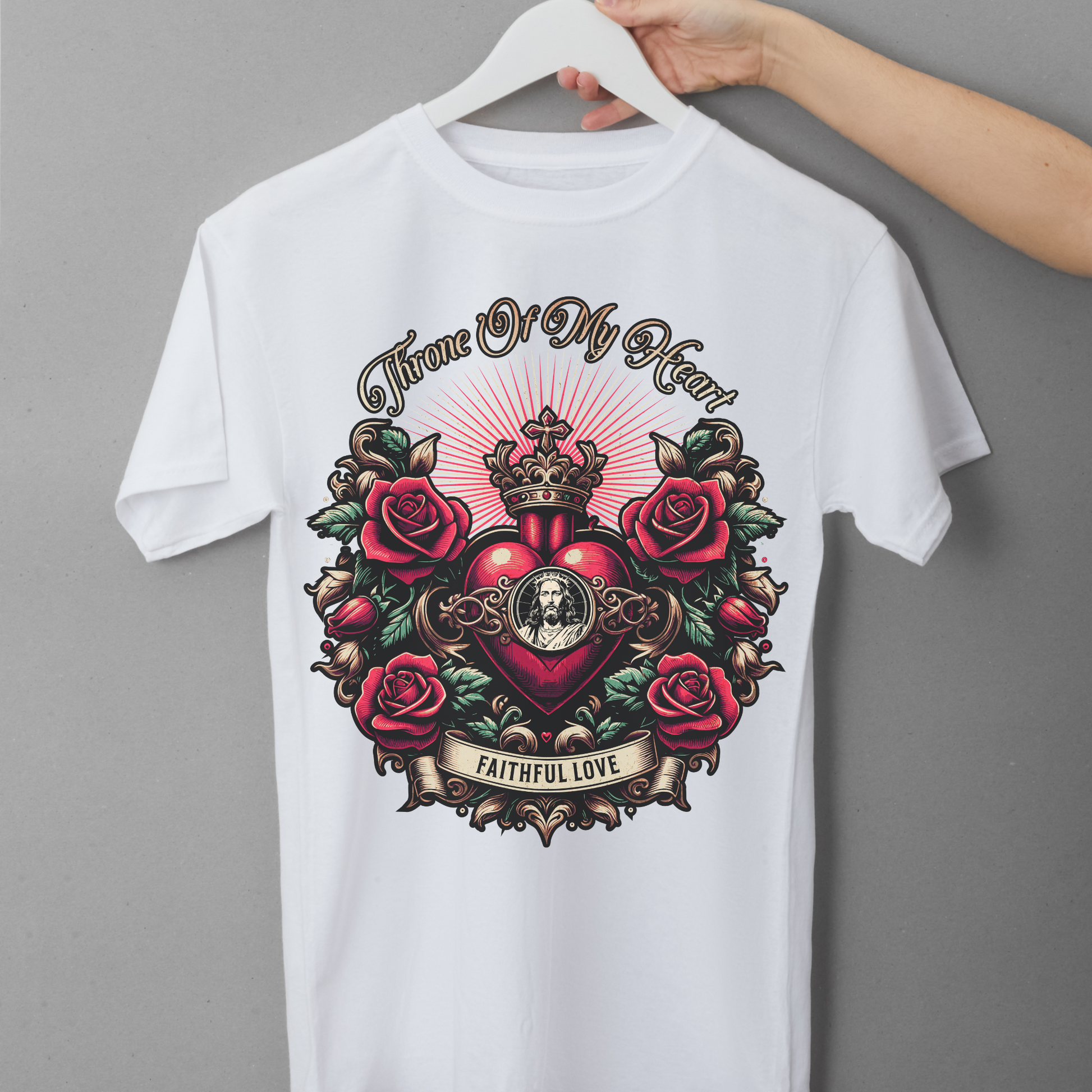 christian tattoo shirt, alternative christian clothing