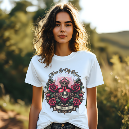 Throne Of My Heart-Christian Tattoo Jesus Shirt
