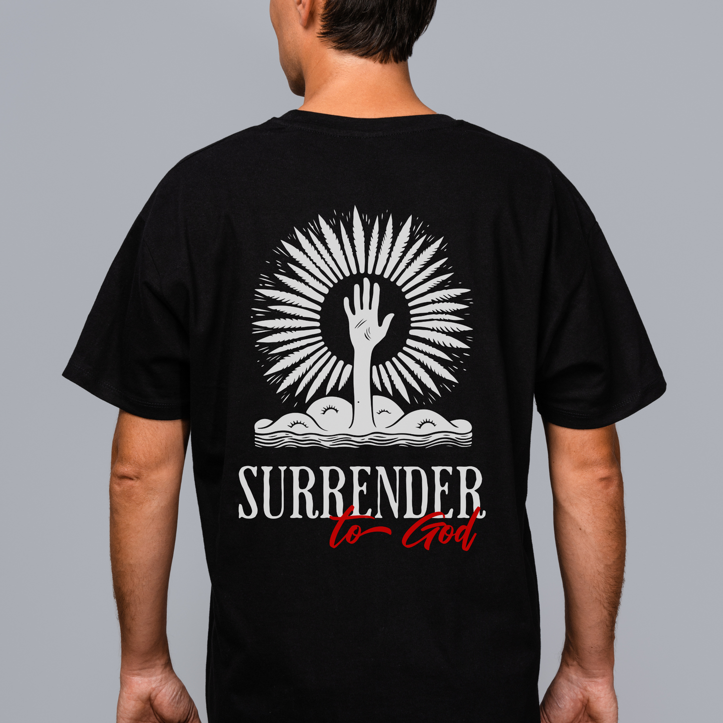 Surrendered To God-Christian Streetwear Tee