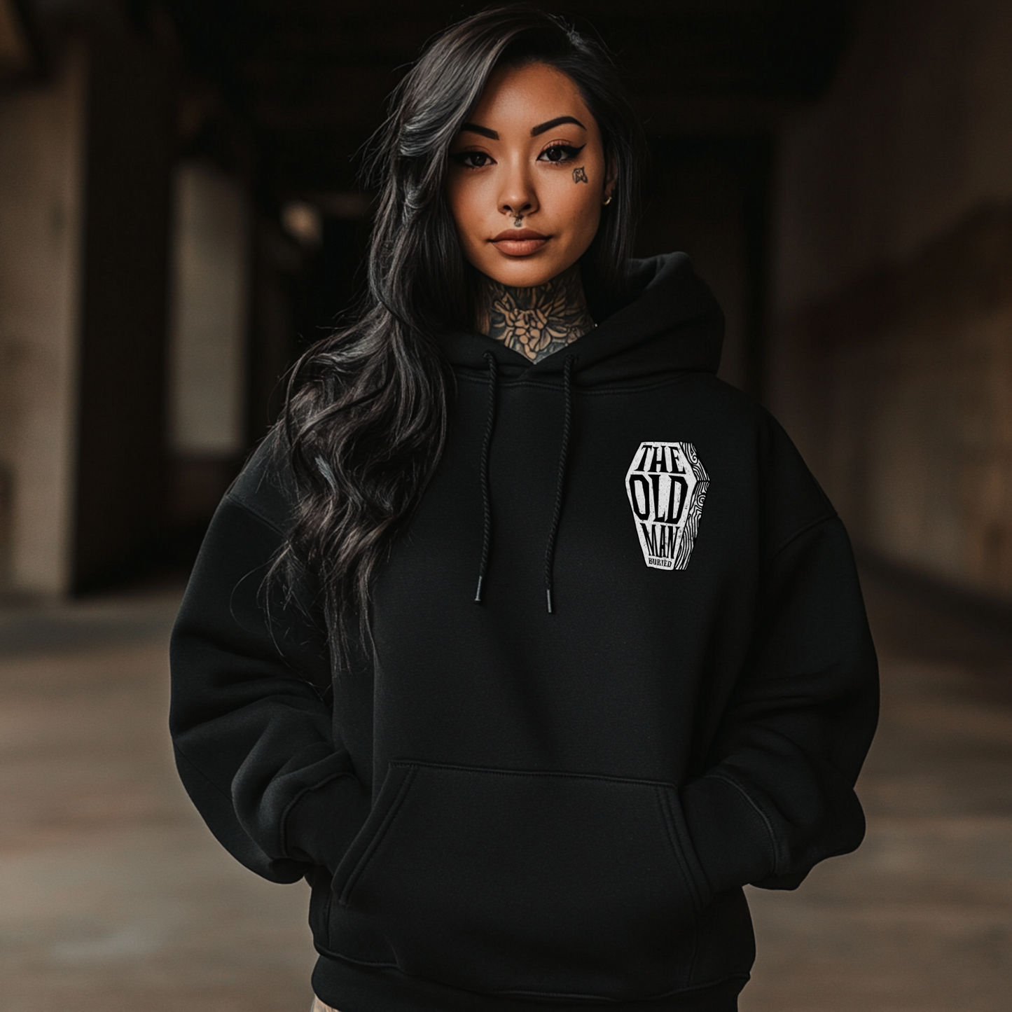 goth christian hoodie