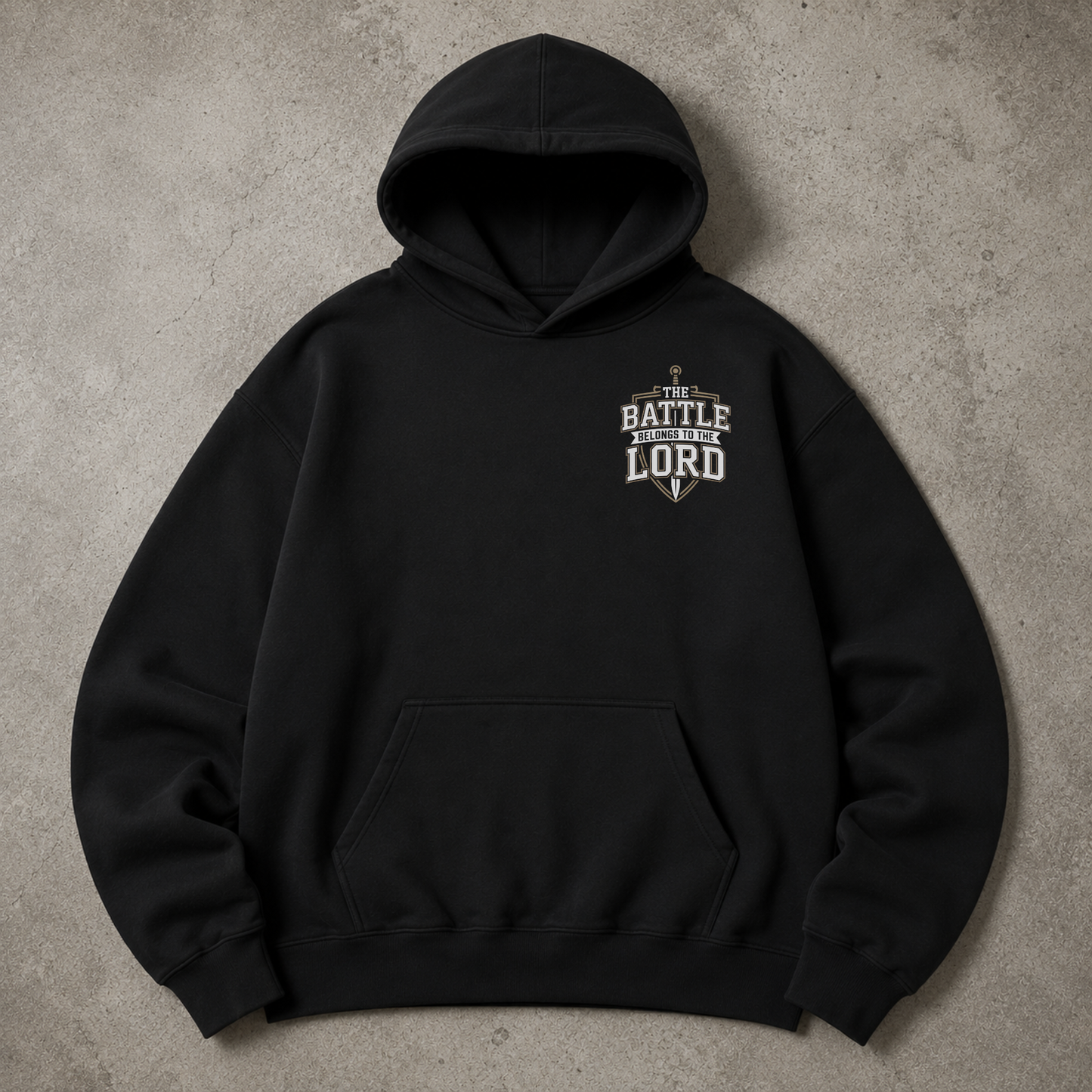 The Battle Belongs To The Lord - Christian Hoodie