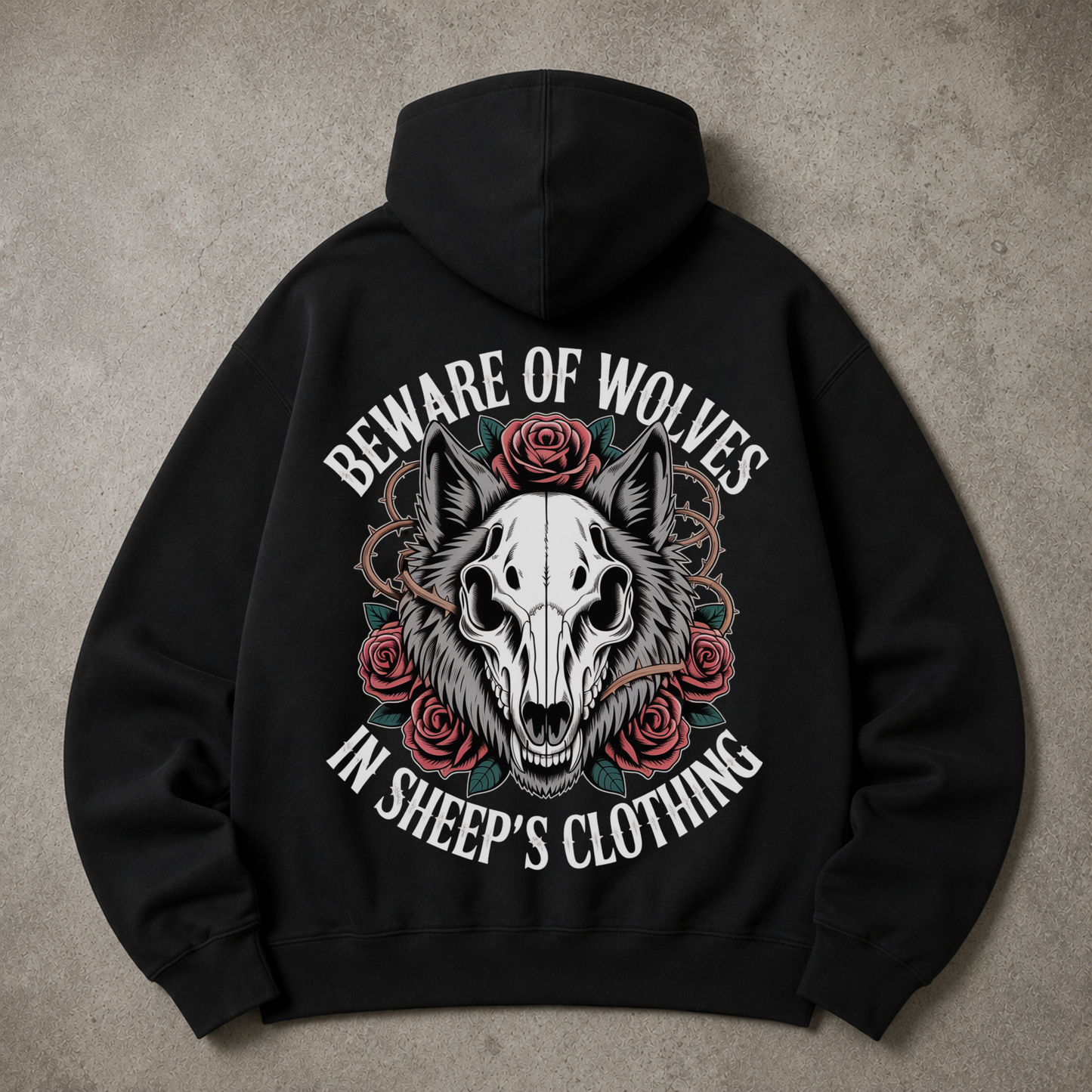 Beware of Wolves in Sheep’s Clothing – Christian Streetwear Hoodie