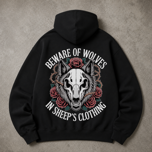 Beware of Wolves in Sheep’s Clothing – Christian Streetwear Hoodie