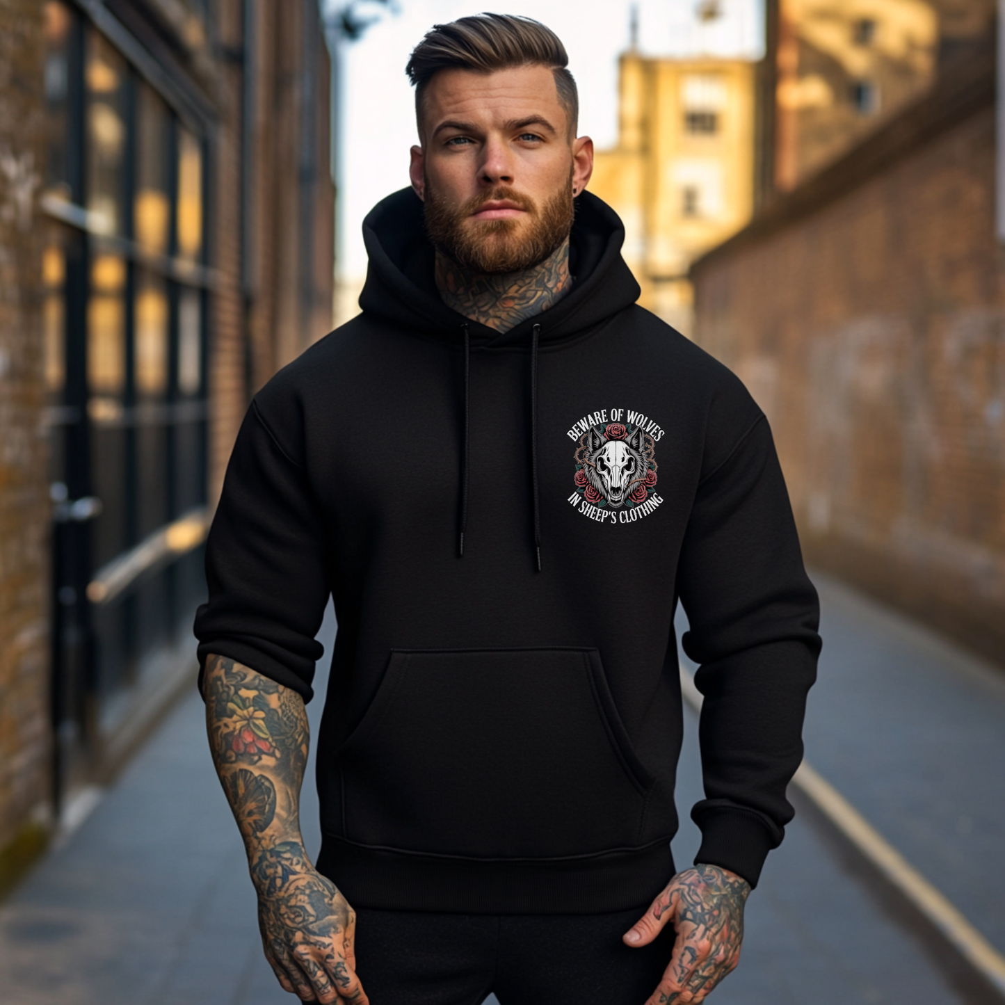 Beware of Wolves in Sheep’s Clothing – Christian Streetwear Hoodie