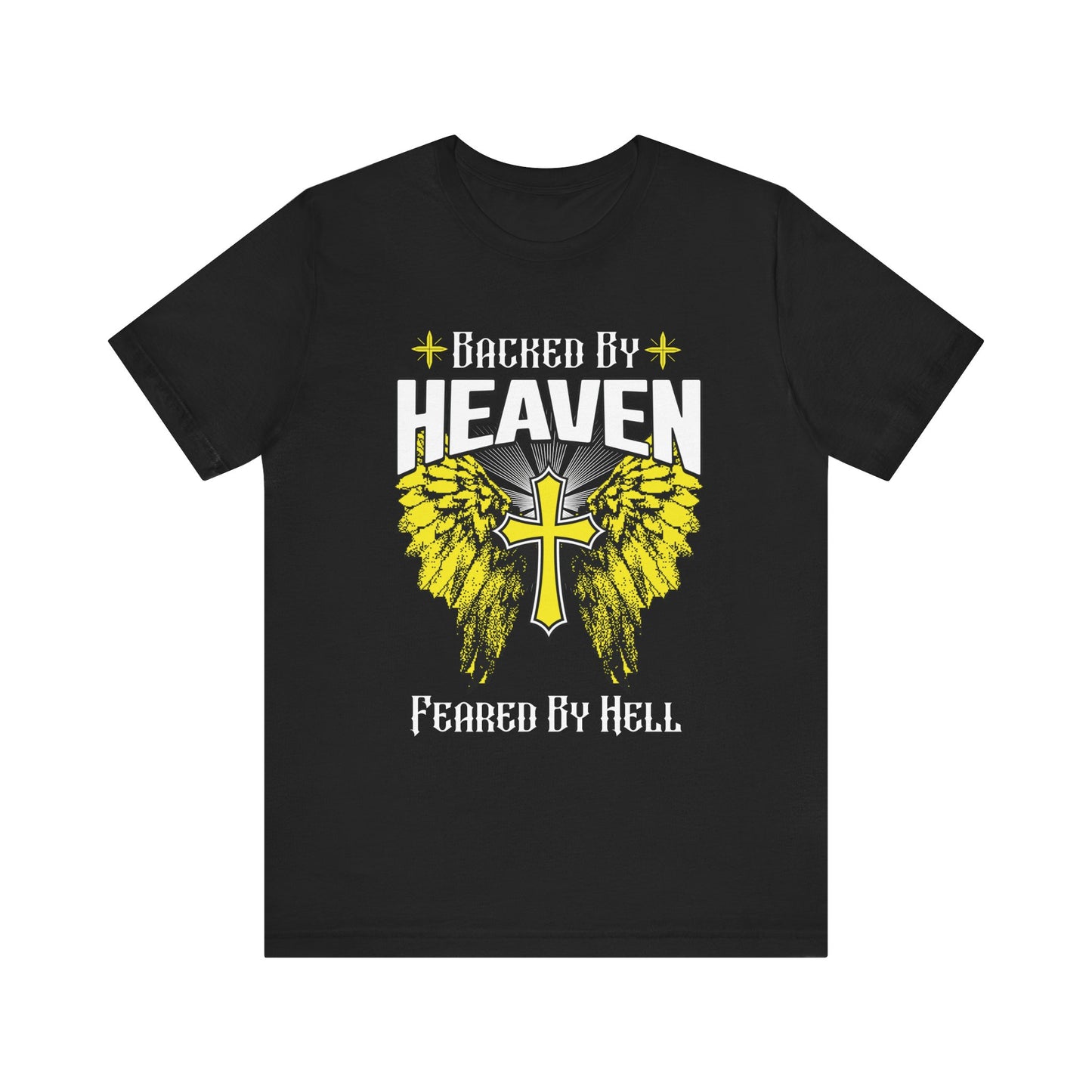 Unisex "Feared By Hell" Alternative Christian Streetwear T-shirt Black