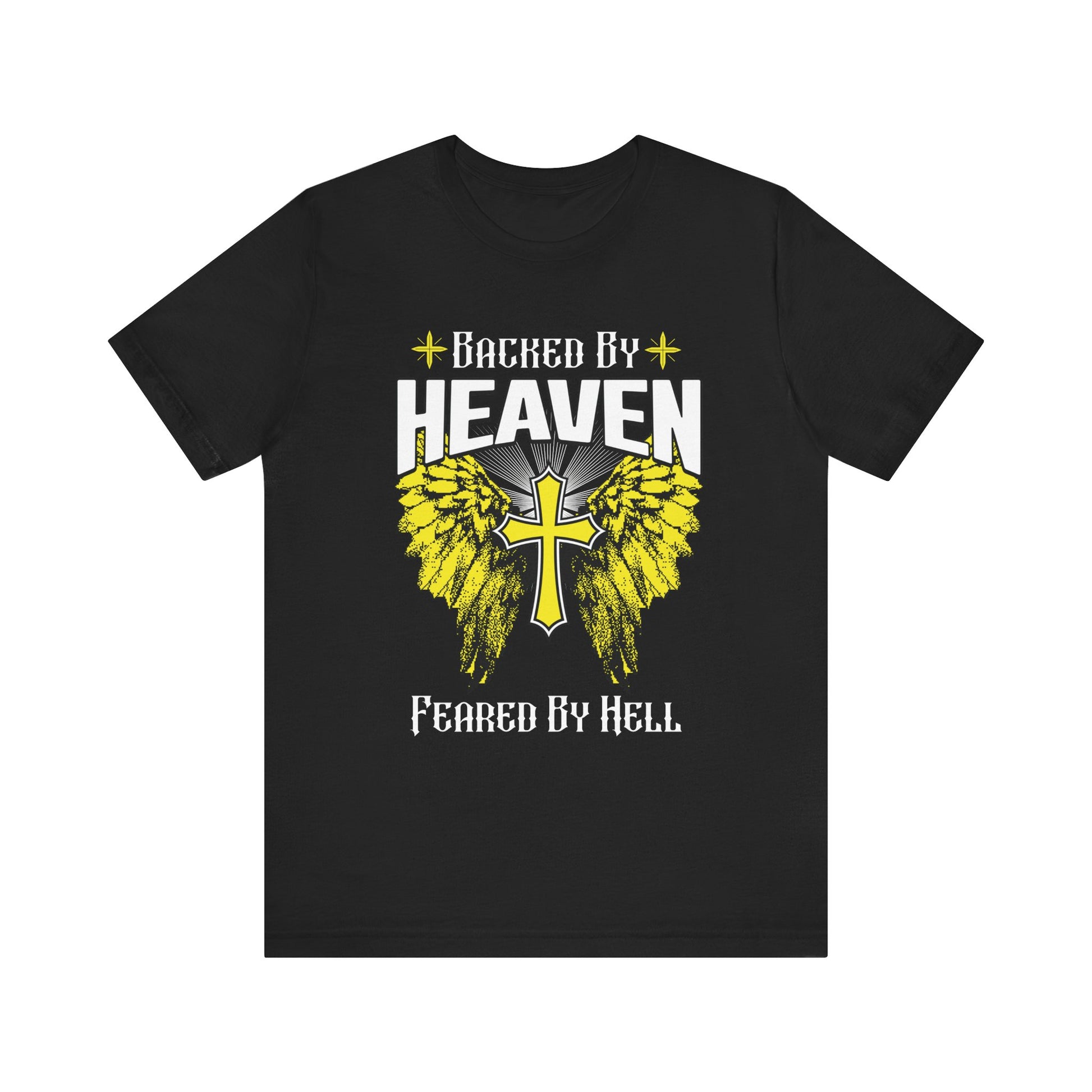 Unisex "Feared By Hell" Alternative Christian Streetwear T-shirt Black