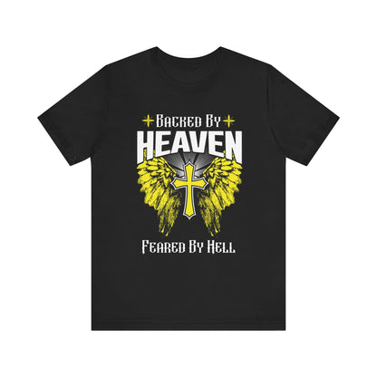 Unisex "Feared By Hell" Alternative Christian Streetwear T-shirt Black