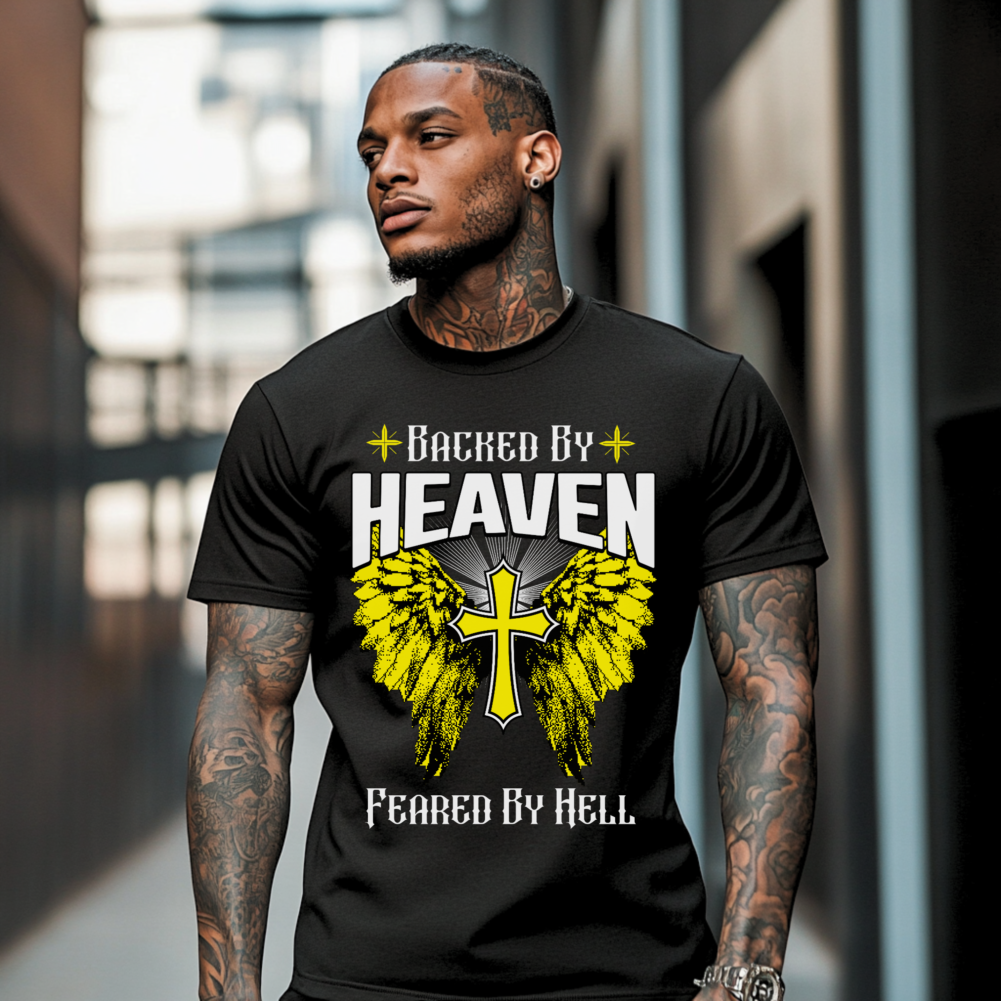 Unisex "Feared By Hell" Alternative Christian Streetwear T-shirt