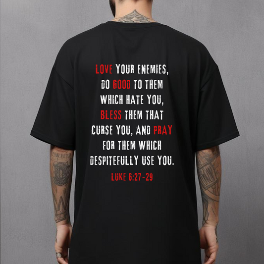 love your enemies christian streetwear unisex alternative christian tshirt